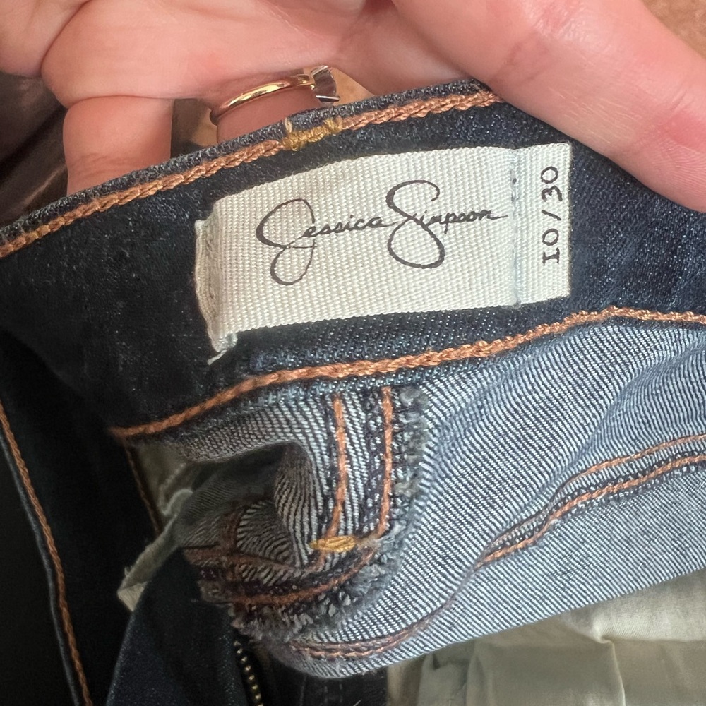 Jessica Simpson Dark Blue Flare Jeans - Picture 4 of 4